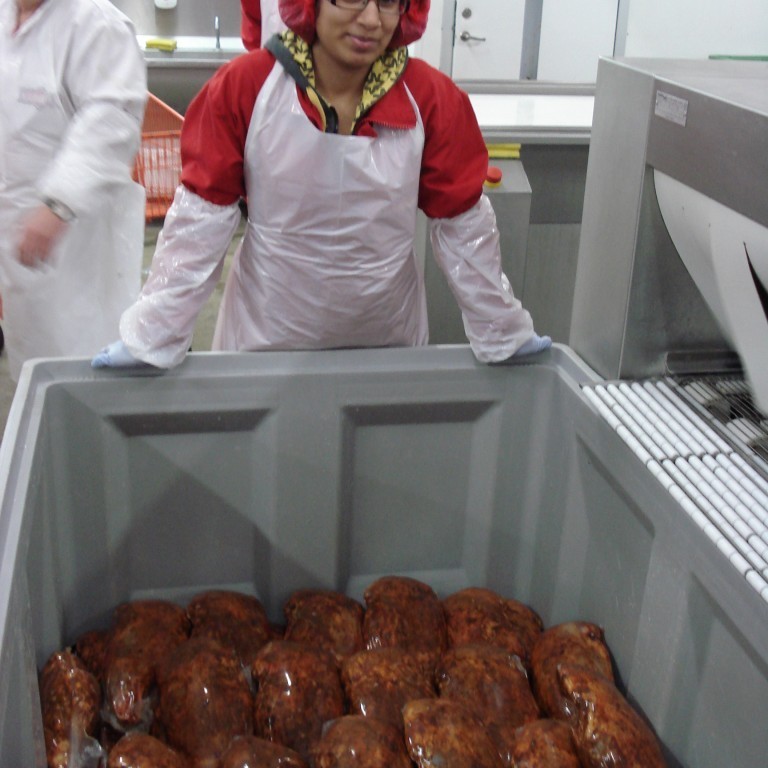 Fyrir jólahelgina fara yfir 3000 læri í verslanir og annað eins milli jóla og nýárs.