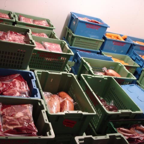 Vinnsluvörurnar tilbúnar fyrir nýtt ár.