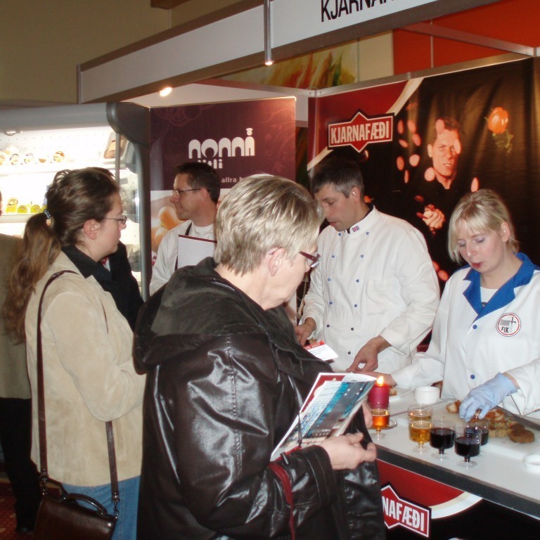 Það vantaði ekki fjöldan á sýninguna