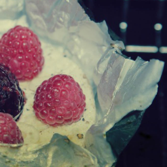 Bakaður hvítmygluostur