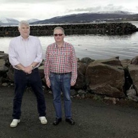 Stofnendurnir Hreinn og Eiður. Mynd/Skapti mbl.is