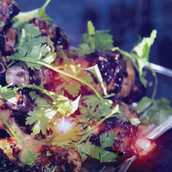 Kjúklingavængir með brögðum frá Asíu