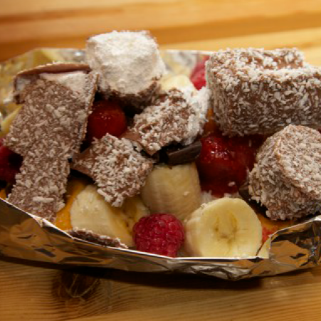 Kókos kaloríubomba með ávöxtum