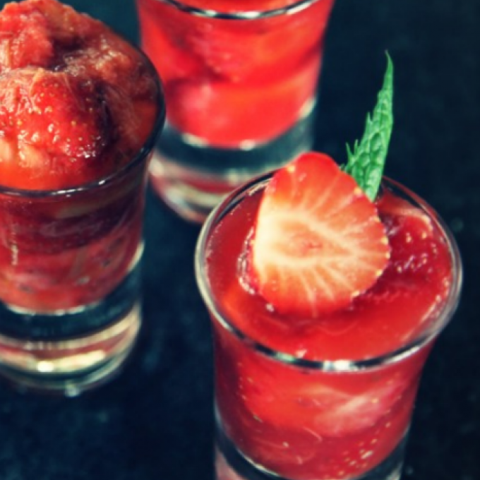 Rabarbara og jarðaberja hlaup