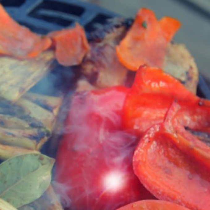 Grísakótilettur með fennel og papríku