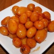 Sykurbrúnaðar kartöflur