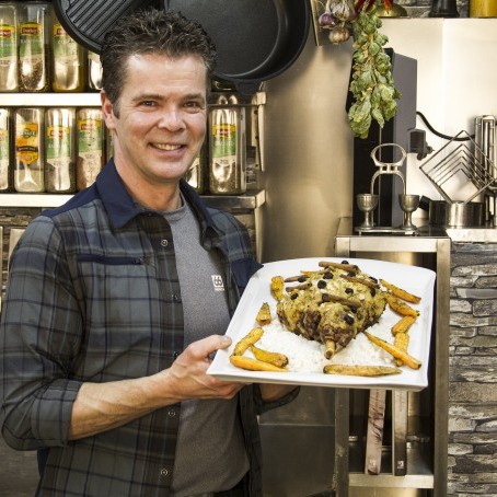 Ekta indverskt lambalæri með Garam masala hjúp