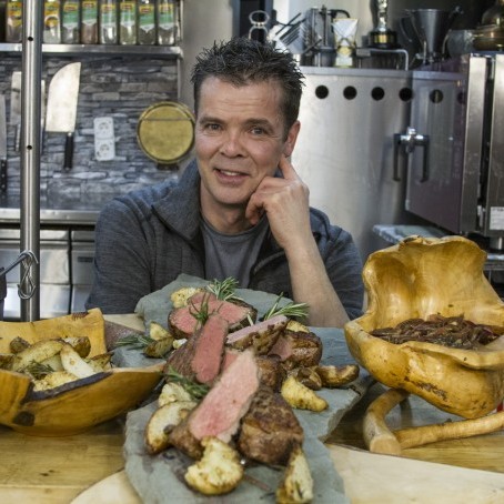 Léttsteikt lambafille með sitakesveppum