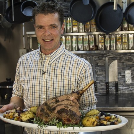 Lambalæri með hvítlauk og kryddjurtum