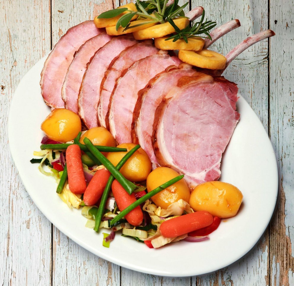 Gljáður hamborgarhryggur