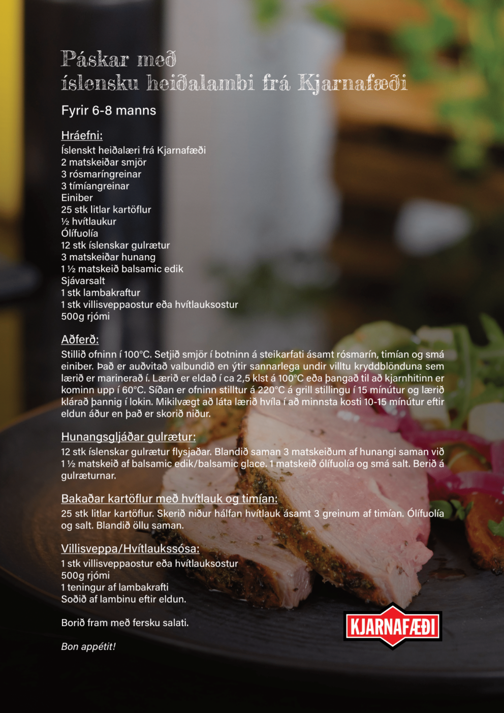 Páskar með íslensku heiðalambi