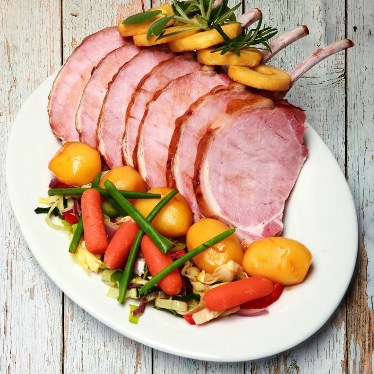 Gljáður hamborgarhryggur