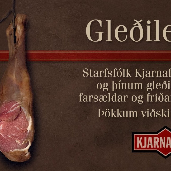 Jólakveðja frá starfsfólki Kjarnafæði