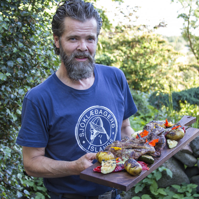 Grilluð lambamjöðm með kryddolíu