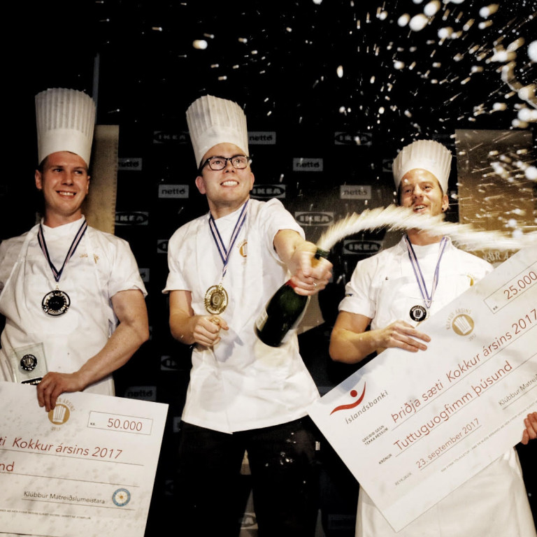 Þeir höfðu gott tilefni til að fagna