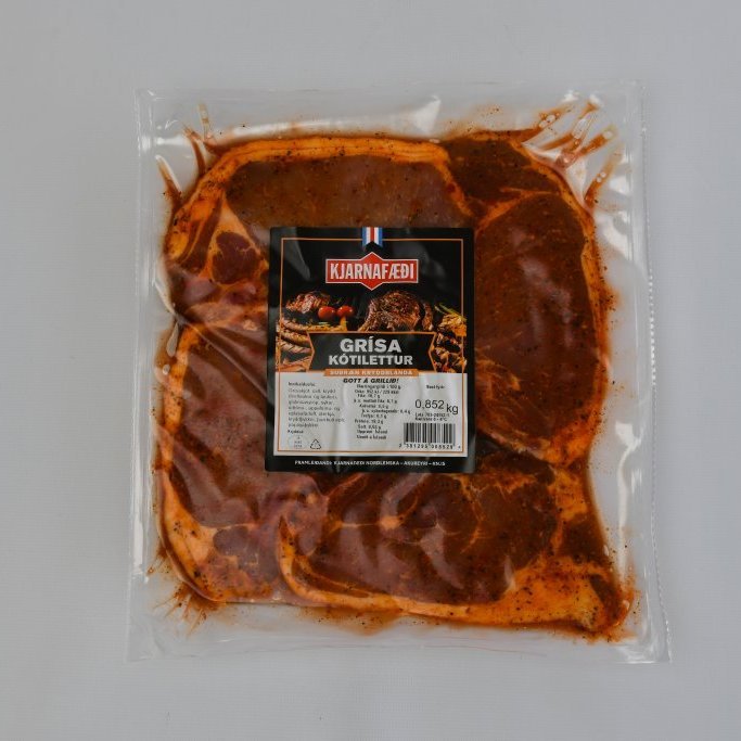 Grísakótilettur suðræn kryddblanda