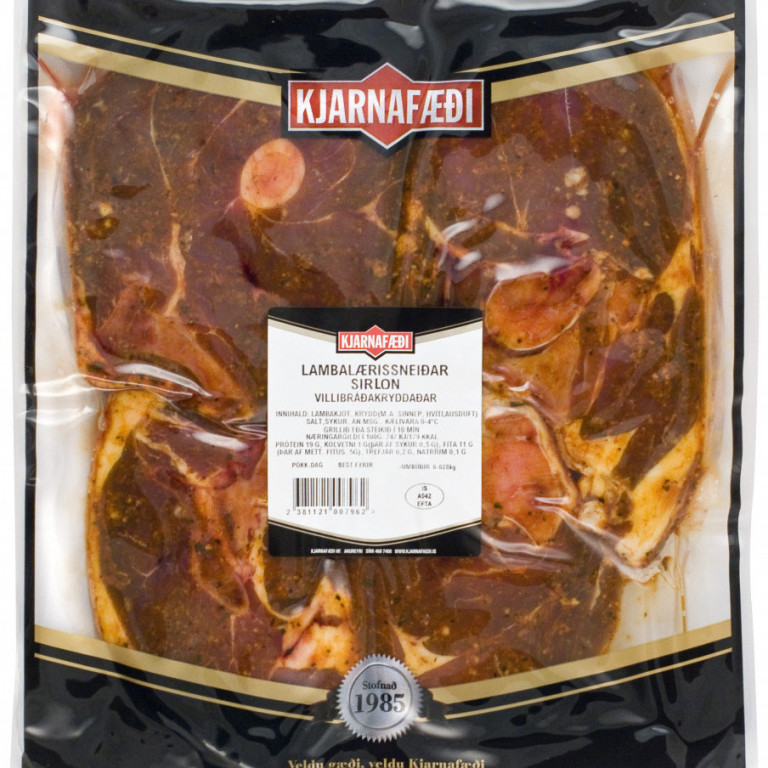 Villikryddaðar sirloinsneiðar