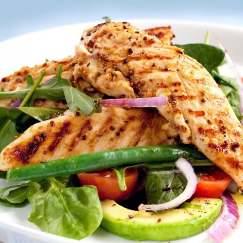 Eldaður kjúklingur