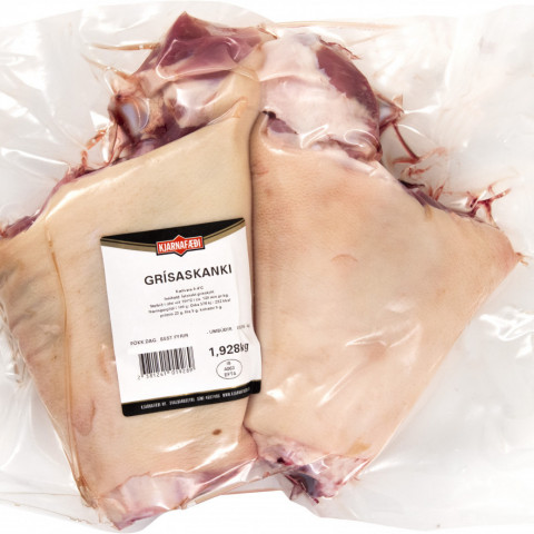 Grísaskankar pakkaðir