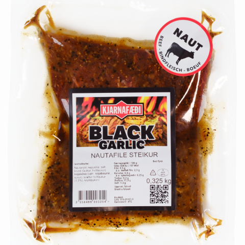 Nautafille steikur Black Garlic